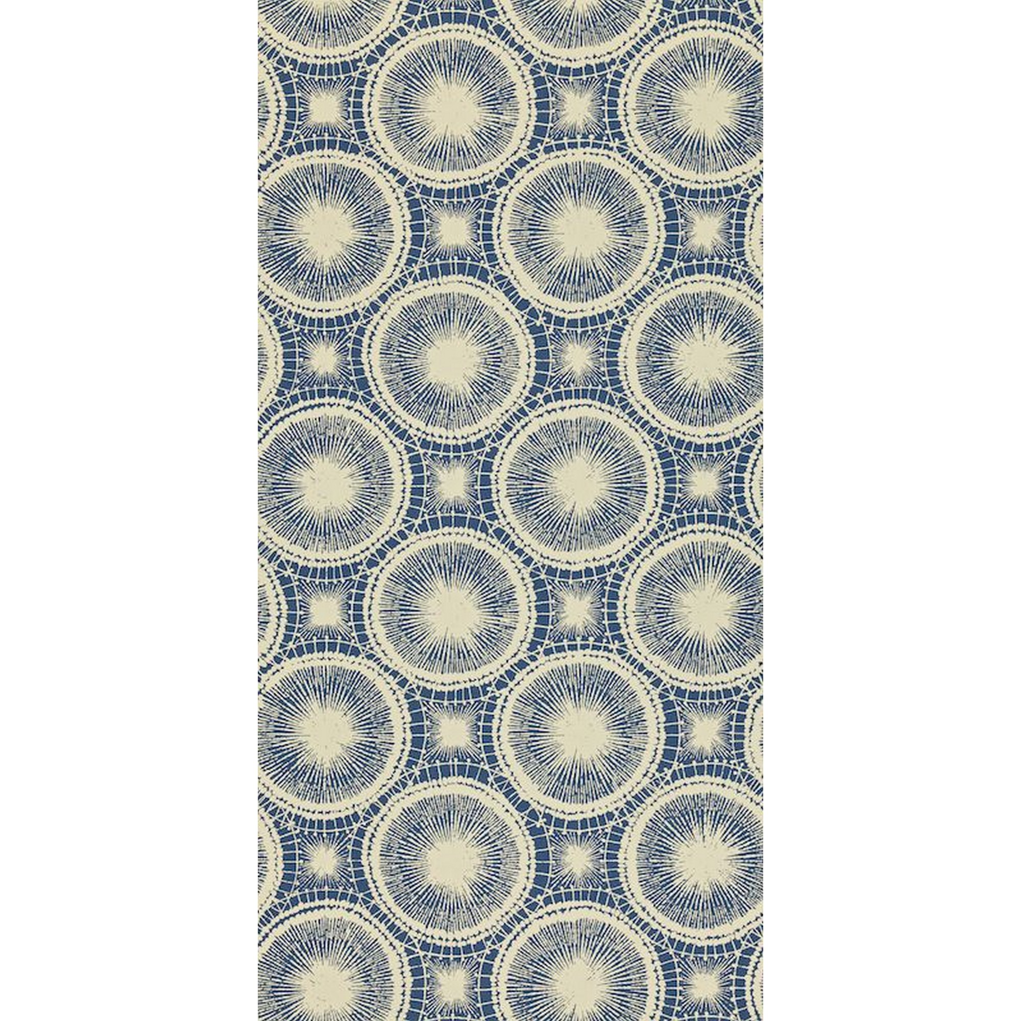 Tree Circles Wallpaper 110254 By Scion In Indigo Blue